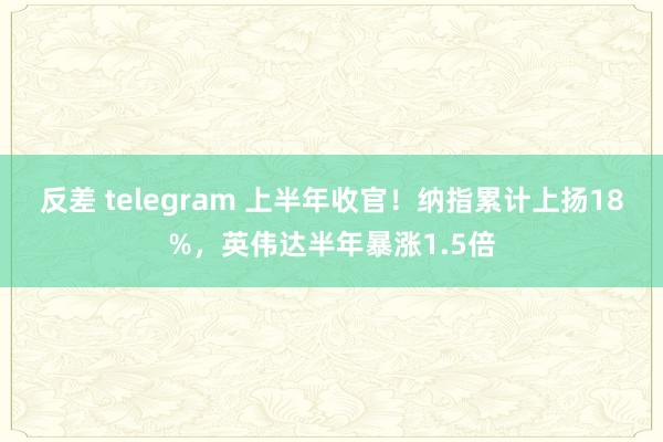 反差 telegram 上半年收官！纳指累计上扬18%，英伟达半年暴涨1.5倍