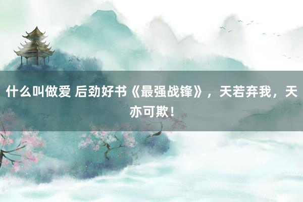 什么叫做爱 后劲好书《最强战锋》，天若弃我，天亦可欺！