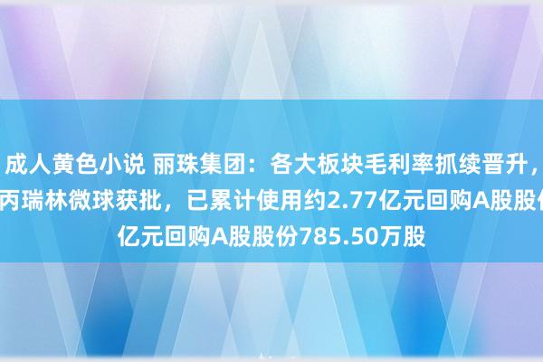 成人黄色小说 丽珠集团：各大板块毛利率抓续晋升，打针用醋酸亮丙瑞林微球获批，已累计使用约2.77亿元回购A股股份785.50万股