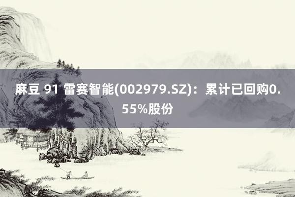 麻豆 91 雷赛智能(002979.SZ)：累计已回购0.55%股份