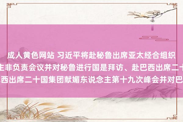 成人黄色网站 习近平将赴秘鲁出席亚太经合组织第三十一次献媚东说念主非负责会议并对秘鲁进行国是拜访、赴巴西出席二十国集团献媚东说念主第十九次峰会并对巴西进行国是拜访