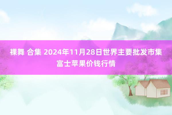 裸舞 合集 2024年11月28日世界主要批发市集富士苹果价钱行情