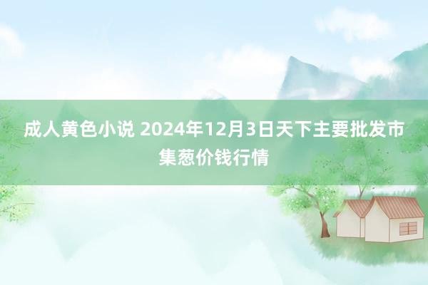 成人黄色小说 2024年12月3日天下主要批发市集葱价钱行情