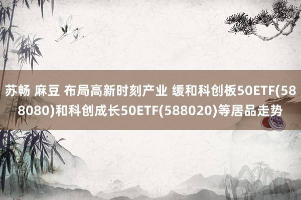 苏畅 麻豆 布局高新时刻产业 缓和科创板50ETF(588080)和科创成长50ETF(588020)等居品走势