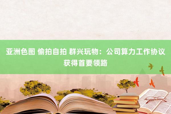 亚洲色图 偷拍自拍 群兴玩物：公司算力工作协议获得首要领路