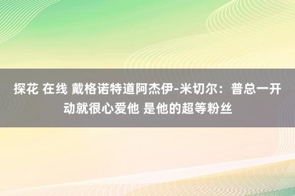 探花 在线 戴格诺特道阿杰伊-米切尔：普总一开动就很心爱他 是他的超等粉丝