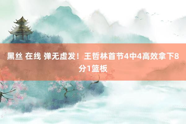 黑丝 在线 弹无虚发！王哲林首节4中4高效拿下8分1篮板