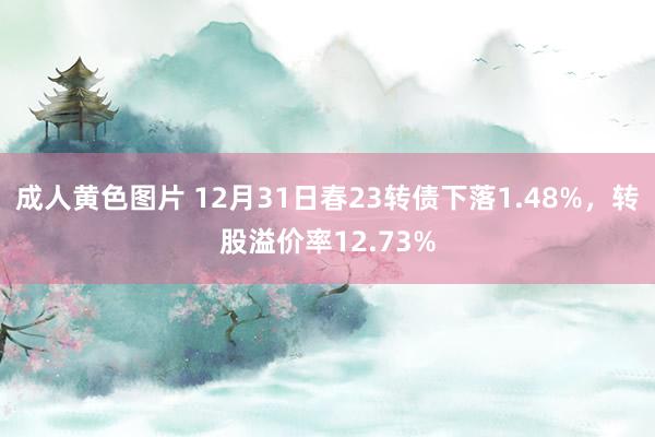 成人黄色图片 12月31日春23转债下落1.48%，转股溢价率12.73%