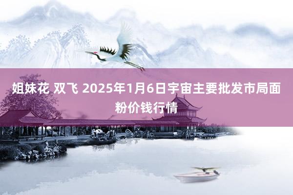 姐妹花 双飞 2025年1月6日宇宙主要批发市局面粉价钱行情