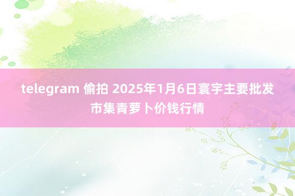 telegram 偷拍 2025年1月6日寰宇主要批发市集青萝卜价钱行情