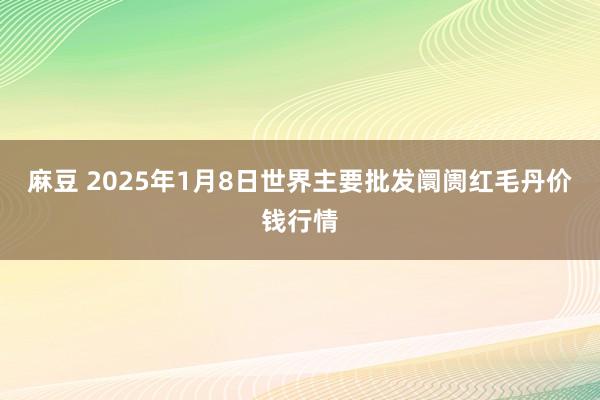 麻豆 2025年1月8日世界主要批发阛阓红毛丹价钱行情