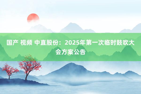 国产 视频 中直股份：2025年第一次临时鼓吹大会方案公告